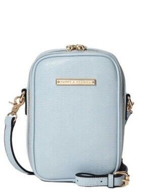 Poppy & Peonies Baby Blue Rambler Crossbody